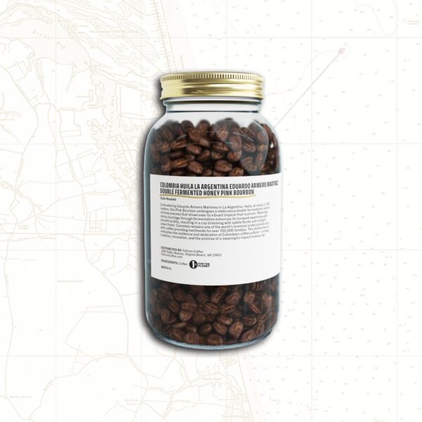 Colombia Huila La Argentina Eduardo Armero Martinez Double Fermented Honey Pink Bourbon - Image 2